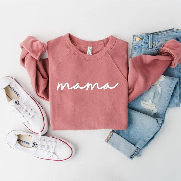 Mama Cursive Sweatshirt - 99T